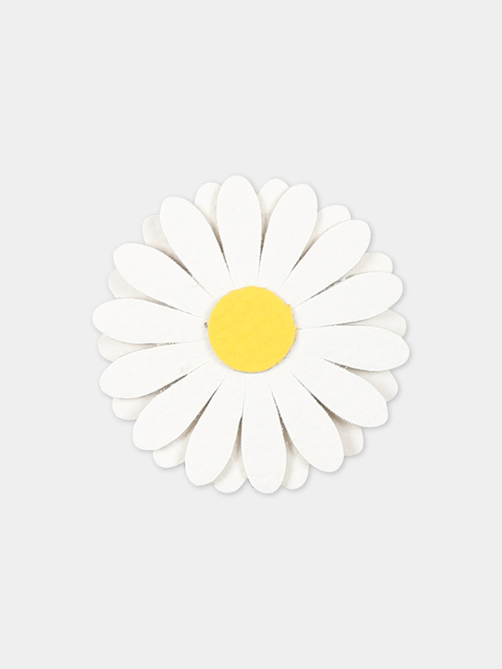 White clip for girl with daisy